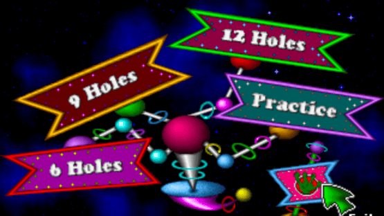 Fuzzy's Cosmic Space Golf Screenshot