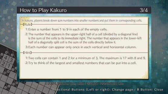 Puzzle by Nikoli W Kakuro screenshot 2