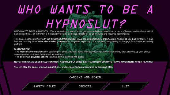 Who Wants to Be a Hypnoslut? Screenshot