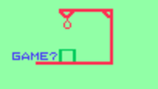 Videocart-18: Hangman Screenshot