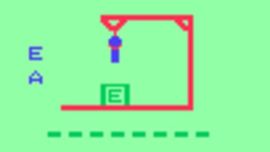 Videocart-18: Hangman Screenshot