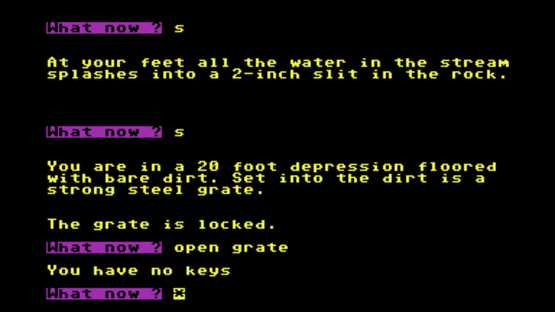 Colossal Cave Adventure Screenshot