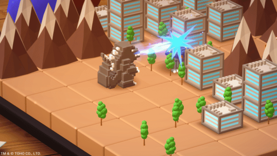 Godzilla Voxel Wars Screenshot