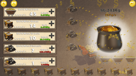 Gold Rush Clicker Screenshot