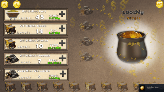 Gold Rush Clicker Screenshot