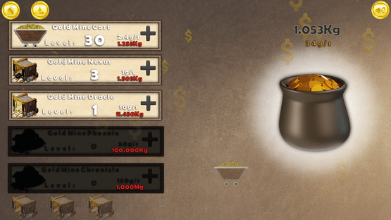 Gold Rush Clicker Screenshot