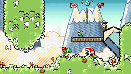 Super Mario Construct 2: Yoshi's Fabrication Station Screenshot