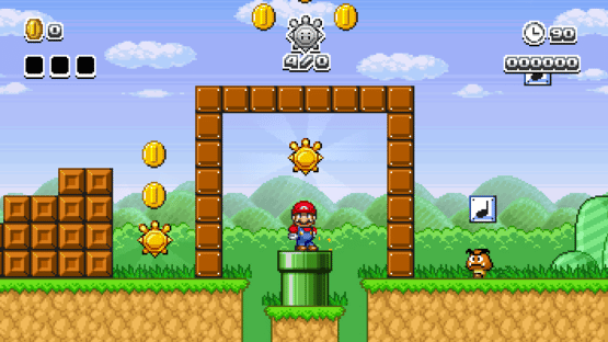 Super Mario Bros. Star Scramble DX Screenshot