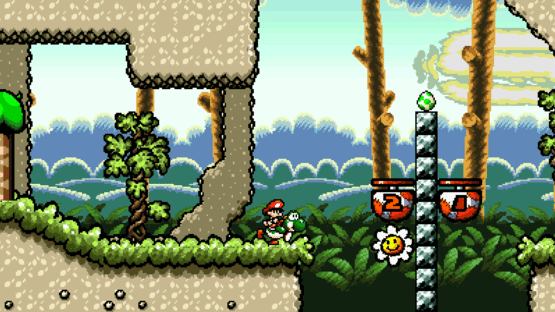 Super Mario Construct 2: Yoshi's Fabrication Station Screenshot