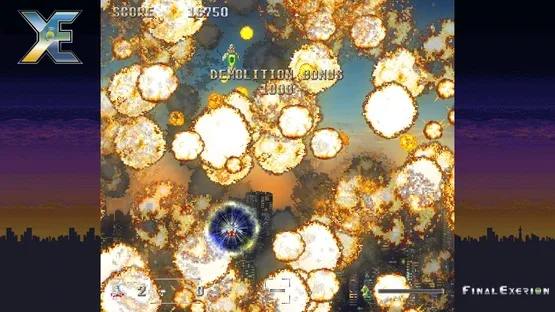 Final Exerion gameplay screenshot 1
