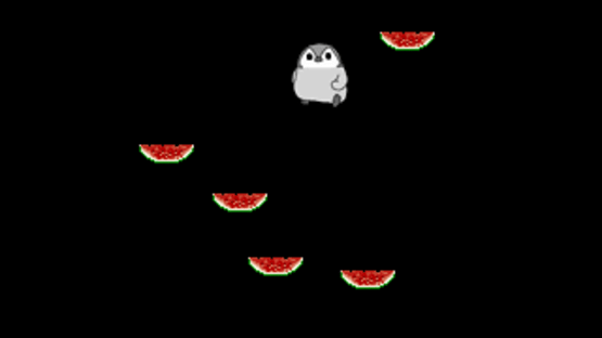 Penguins Luv Melons Screenshot