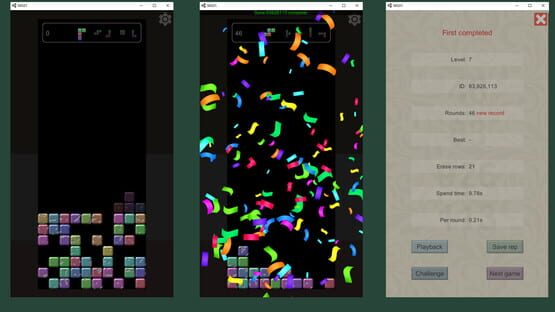 The puzzle of blocks screenshot 1