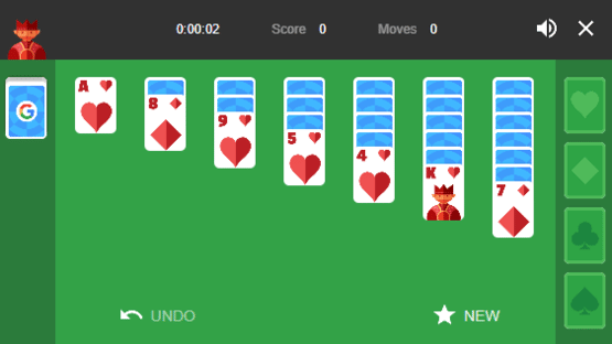 Google Solitaire Screenshot