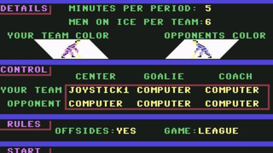 Superstar Ice Hockey Screenshot