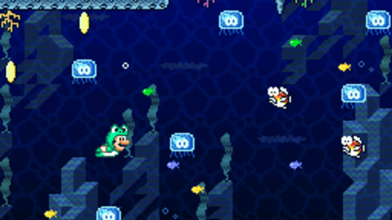 New Super Mario World 1: The Twelve Magic Orbs - Powered-Up Screenshot