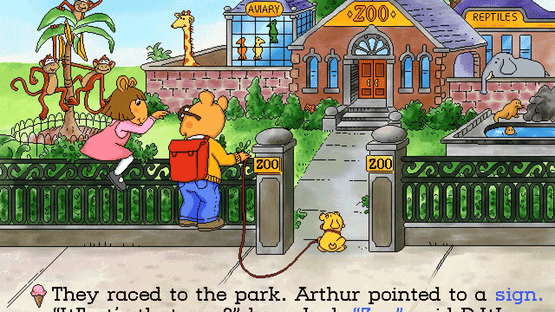 Arthur's Reading Race Screenshot