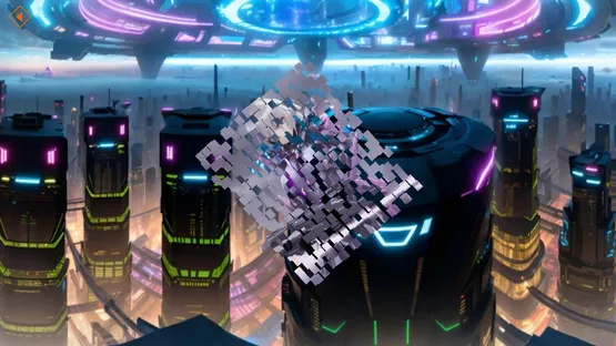 Anime Poly Puzzle: Sci-Fi Maidens screenshot 2