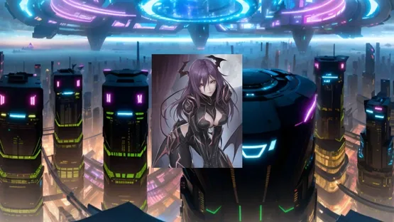 Anime Poly Puzzle: Sci-Fi Maidens screenshot 4