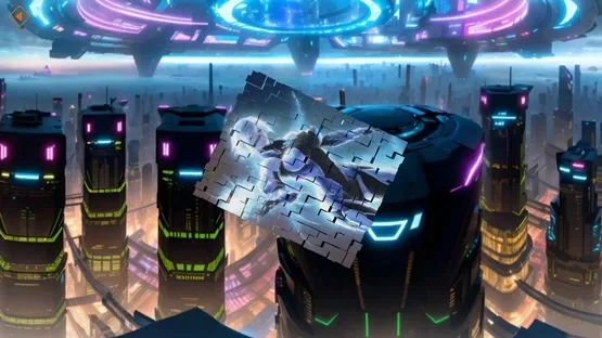 Anime Poly Puzzle: Sci-Fi Maidens screenshot 5