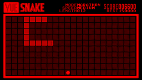 VUE Snake Screenshot