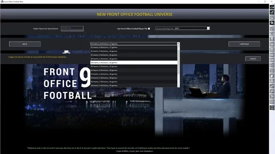 Front Office Football Nine screenshot 17