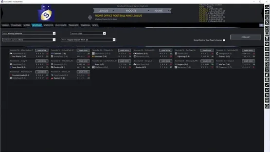Front Office Football Nine screenshot 15