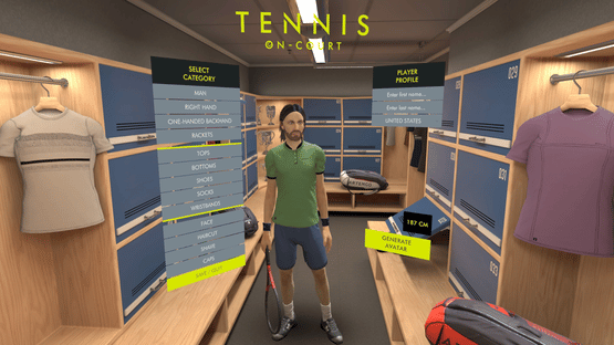 Tennis On-Court Screenshot