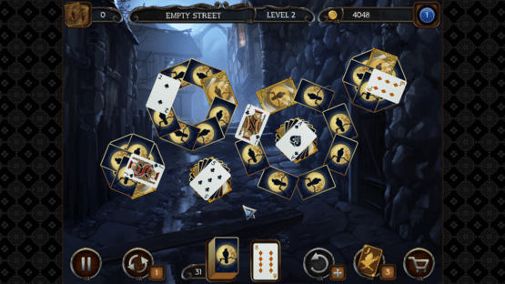 Mystery Solitaire: The Black Raven Screenshot