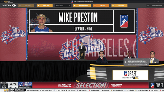 Draft Day Sports: Pro Basketball 2024 Screenshot