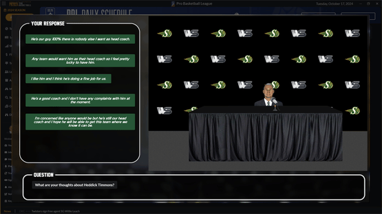 Draft Day Sports: Pro Basketball 2024 Screenshot