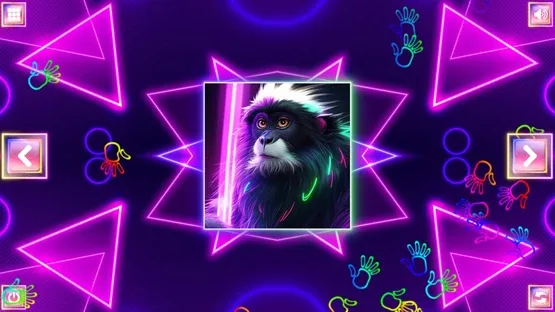 Neon Fantasy: Monkeys screenshot 2