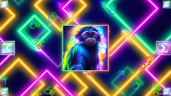 Neon Fantasy: Monkeys screenshot 4
