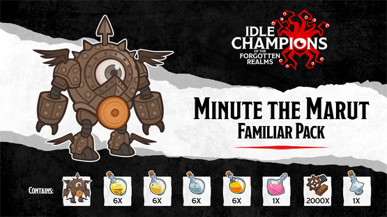 Idle Champions: Minute the Marut Familiar Pack Screenshot