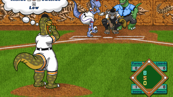 DinoMight Baseball Screenshot