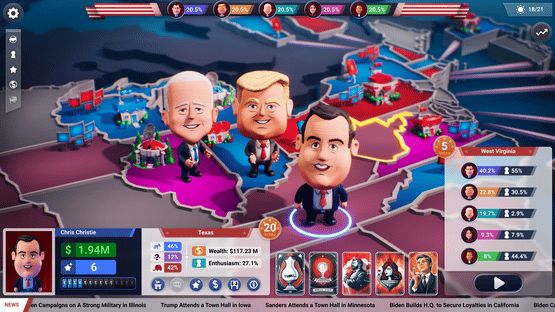 The Political Machine 2024 Screenshot