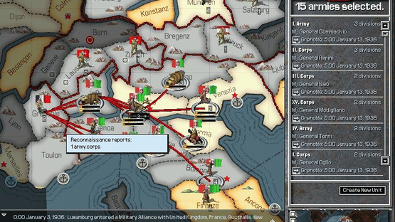 Hearts of Iron Screenshot