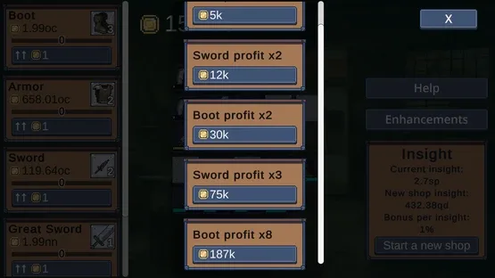 Weapon Shop Decillionaire screenshot 5