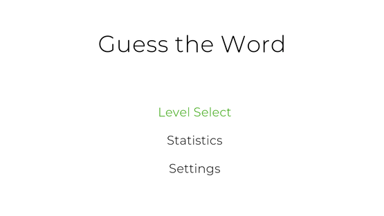 Guess the Word Screenshot