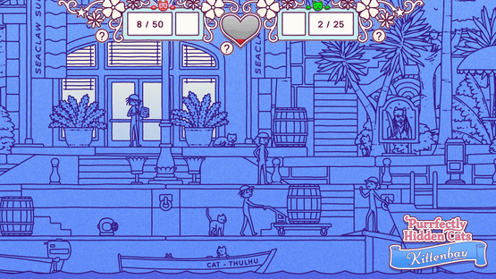 Purrfectly Hidden Cats: Kittenbay Screenshot