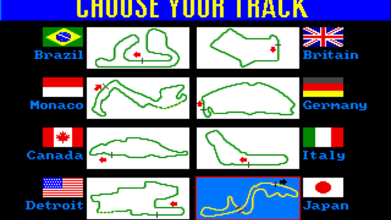 Grand Prix Circuit Screenshot