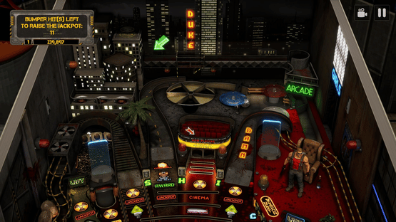 Pinball M: Duke Nukem's Big Shot Pinball Screenshot