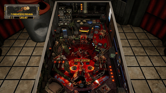 Pinball M: Duke Nukem's Big Shot Pinball Screenshot