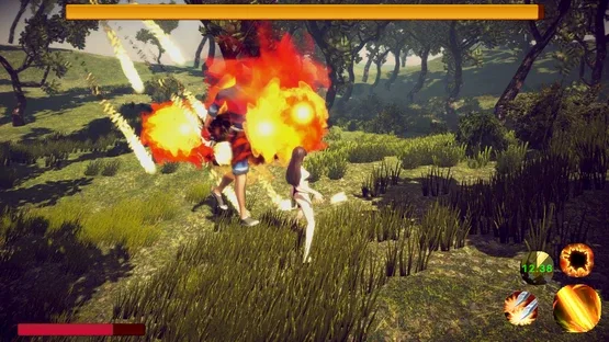 Cute girl with uncle's leisure time screenshot 2
