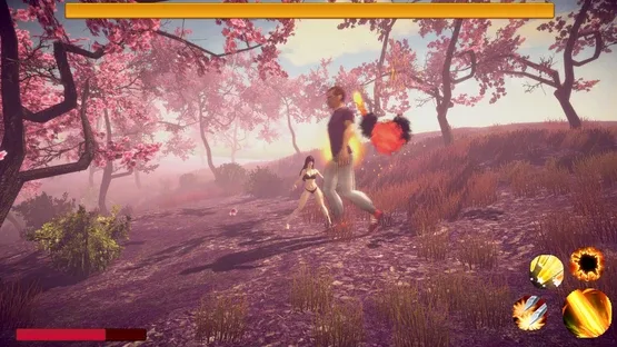 Cute girl with uncle's leisure time screenshot 3