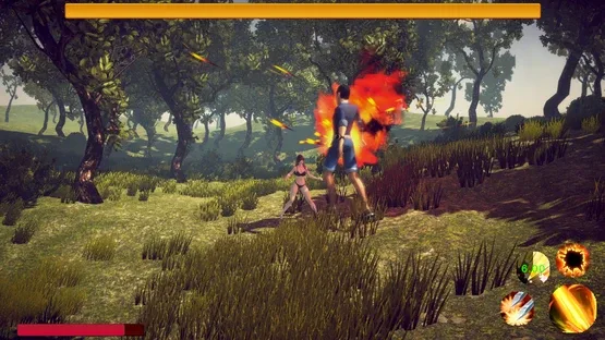 Cute girl with uncle's leisure time screenshot 4