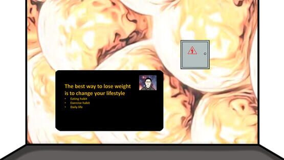 Simulator Of A Person Who Is Taking Online Course To Study How To Lose Weight screenshot 5