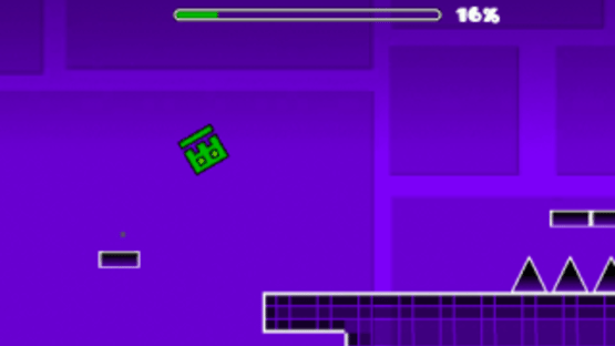 Geometry Dash PSP Screenshot