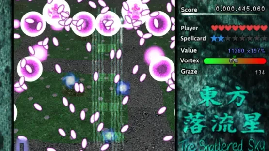 Touhou Rakuryuusei: The Shattered Sky gameplay screenshot 3