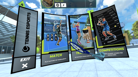 Tennis Esports Screenshot