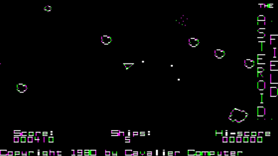 The Asteroid Field Screenshot